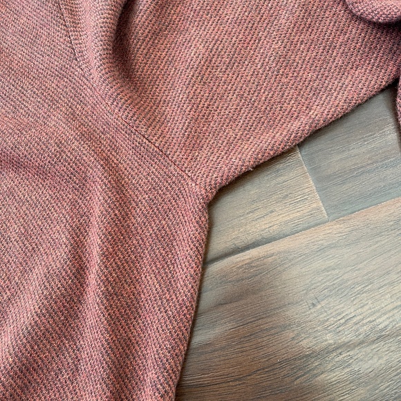 JOS A BANK RESERVE Men's Cashmere Blend Mock Neck Sweater Rust Black Sz Large - Picture 8 of 12